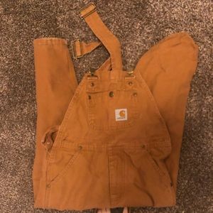 EUC carharrt overalls size 5 kids